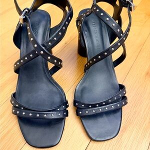 Rebecca Minkoff Black Studded Adeleine Heels